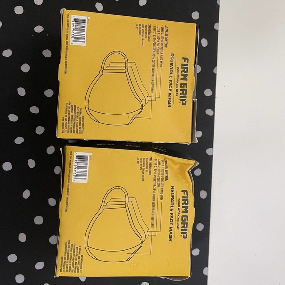 lot of 2x : Firm Grip Face Masks Reusable Breathable Washable, One Size, 16 PACK - Picture 2 of 3